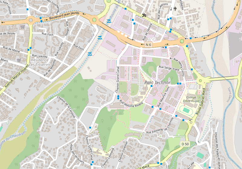 Plan d'accès : 11 chemin Grand Canal, La Technopole, 97490 Sainte-Clotilde